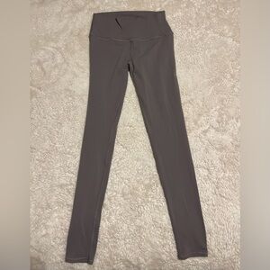Alo Yoga High Waist 29” Purple/Gray Leggings Size M